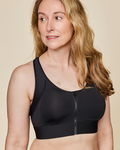 Hero Front‑Closure Sports Bra - Black