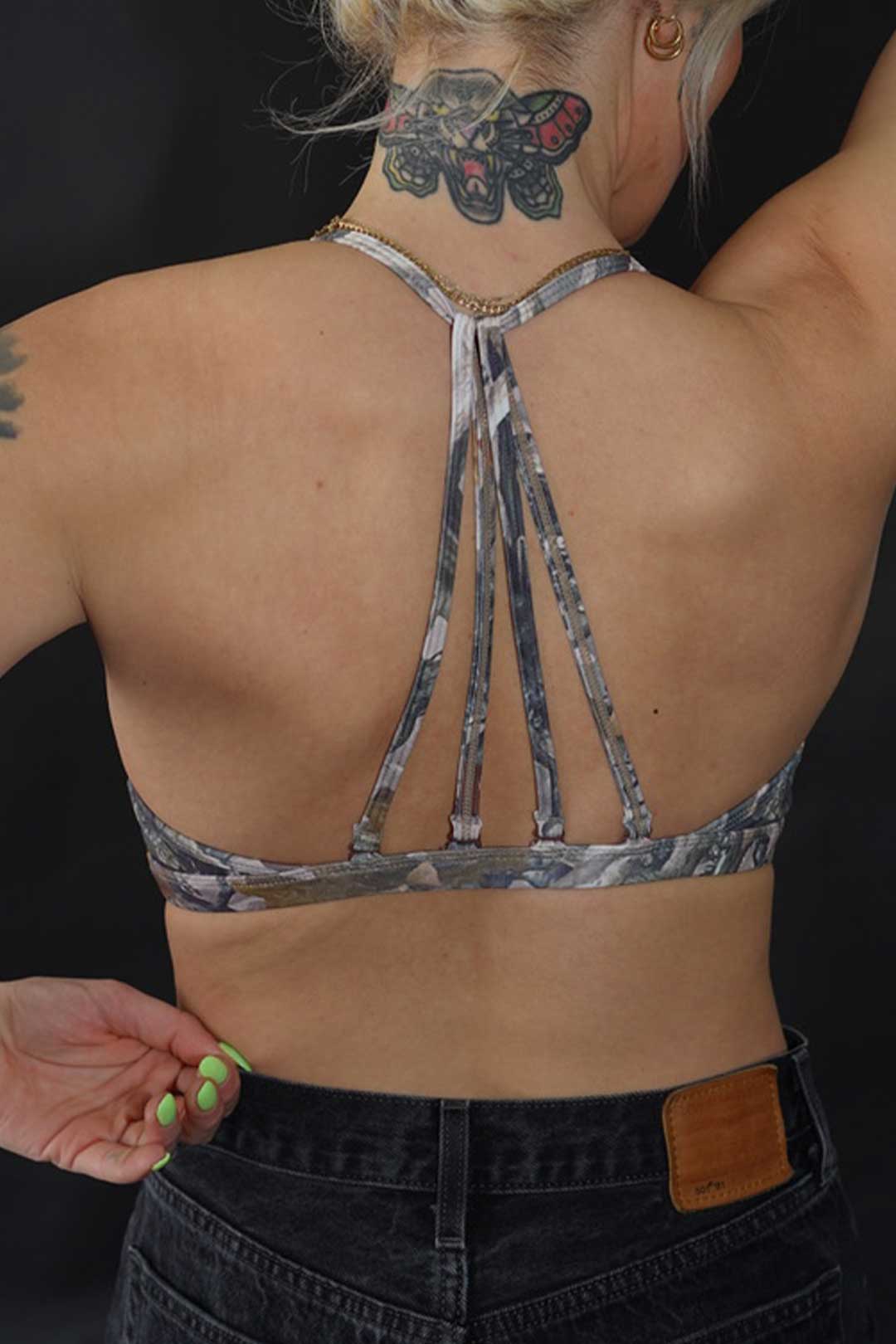 Bone Camo Minimal Sports Bra